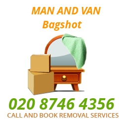 moving home van Bagshot