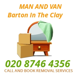 moving home van Barton in the Clay