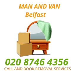moving home van Belfast