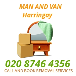 moving home van Harringay