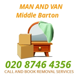 moving home van Middle Barton