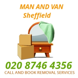 moving home van Sheffield
