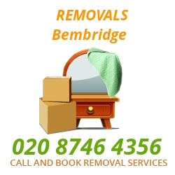 furniture removals Bembridge