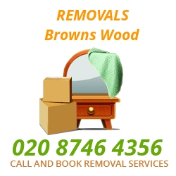 furniture removals Browns Wood