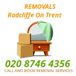 furniture removals Radcliffe on Trent